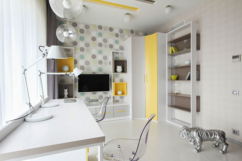 1 + 1: Design of a children's room for two children