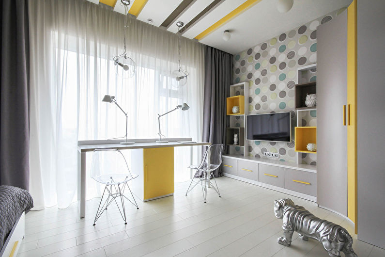 1 + 1: Design of a children's room for two children