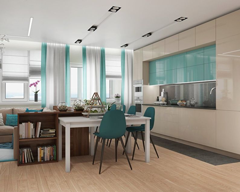 Apartment design for a family with four children