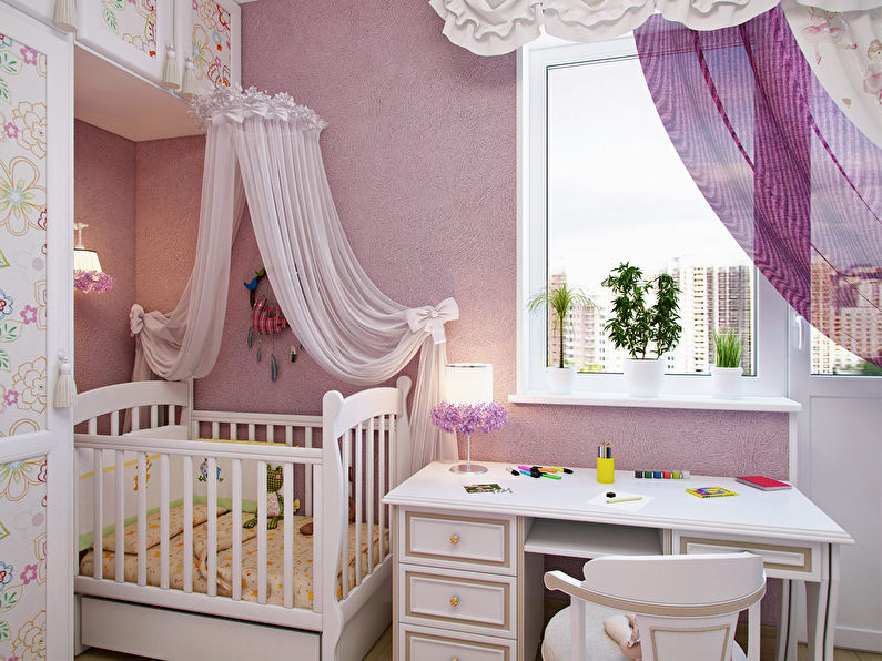 Textiles - design of a small children's room