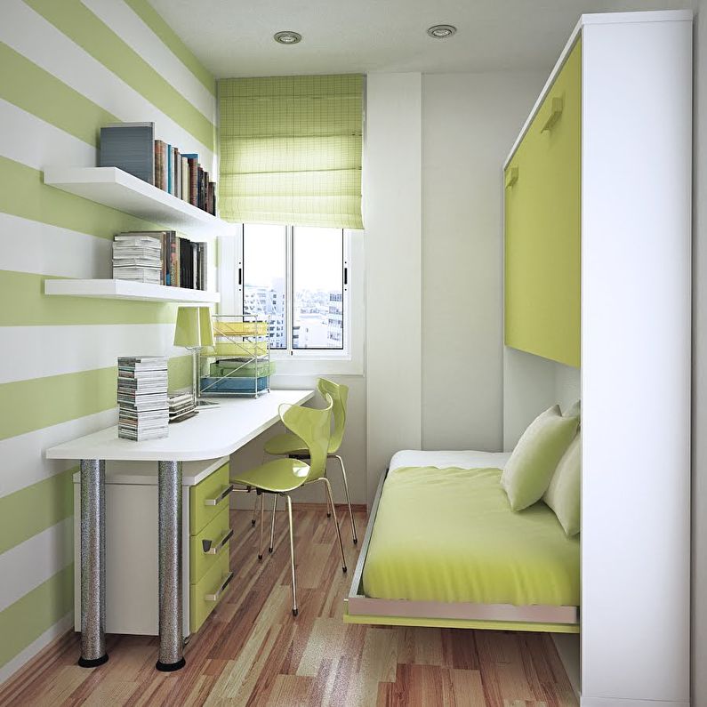 Design of a small children's room 5-6 sq.m. - Photo