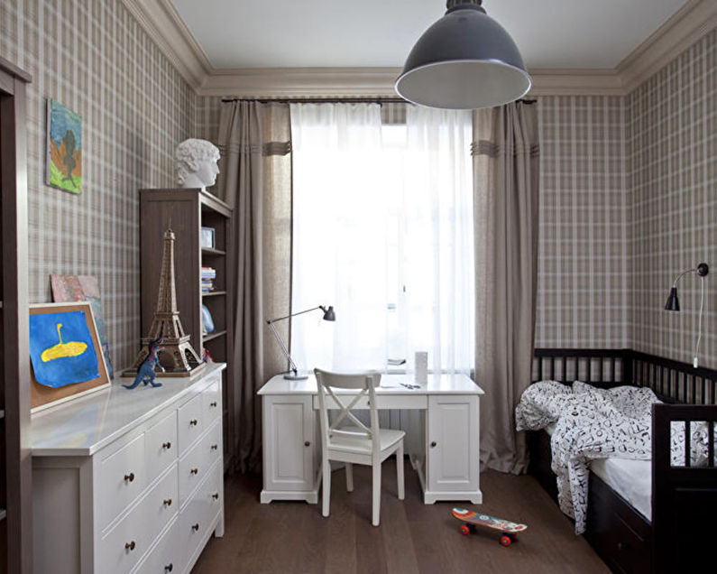 Disseny d'una habitació infantil petita de 9-10 m2. - Foto