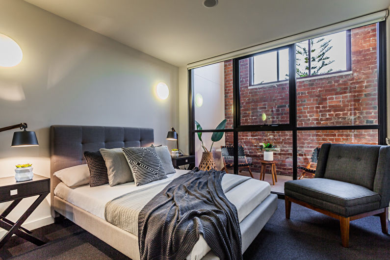 Conception de chambre de style loft - Meubles