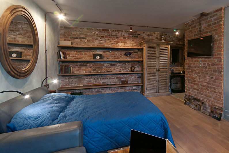 Conception de chambre de style loft - Meubles