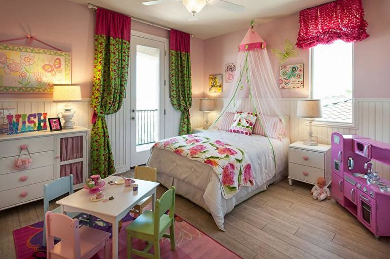 Combinaisons de couleurs à l'intérieur d'une chambre d'enfant - Comment ne pas tomber dans le piège des stéréotypes