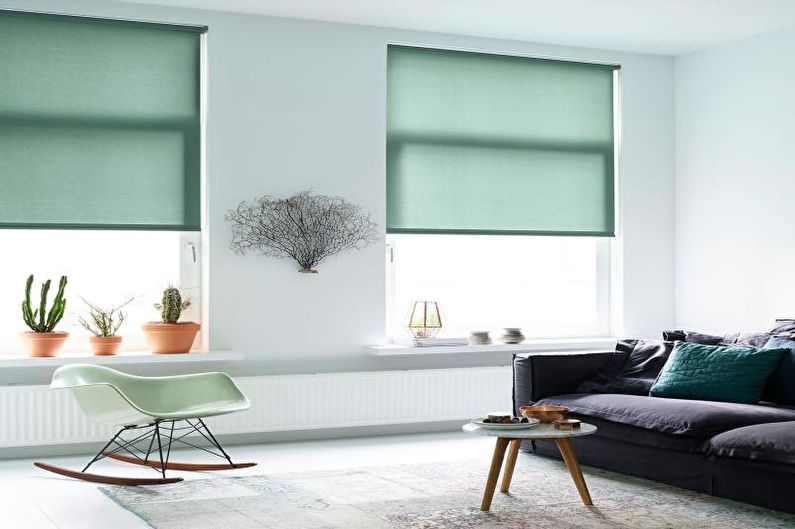 Mga blind blinder at roman blinds