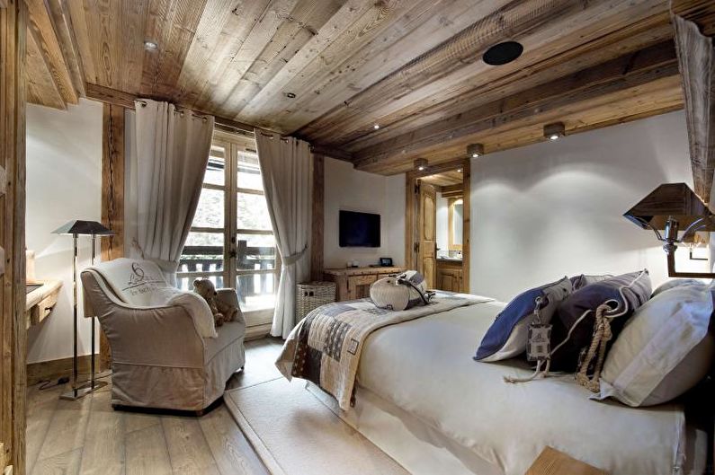 Aménagement intérieur d'un chalet ou d'une maison de campagne - photo