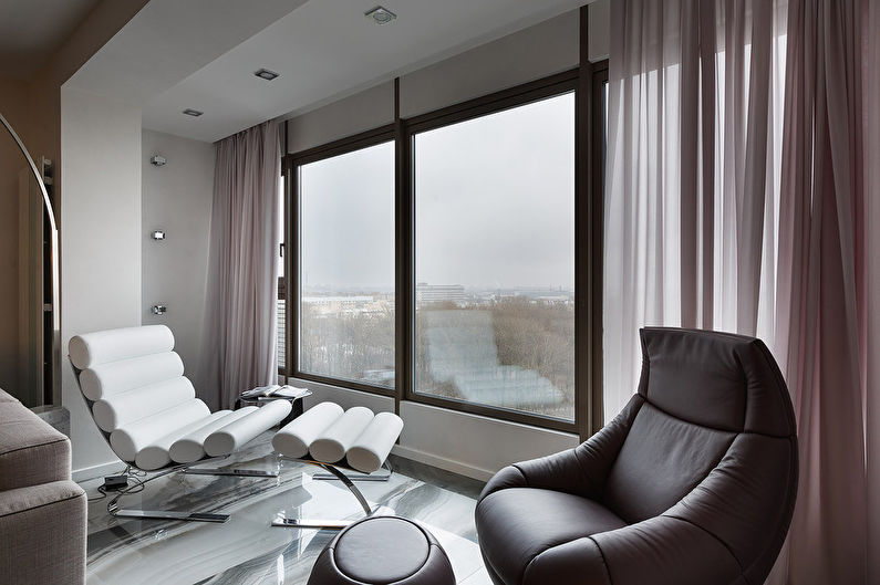 Interior of the Luxury of Minimalism Apartment - photo 7