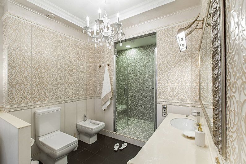 Design d'intérieur d'une salle de bain 2018 - photo