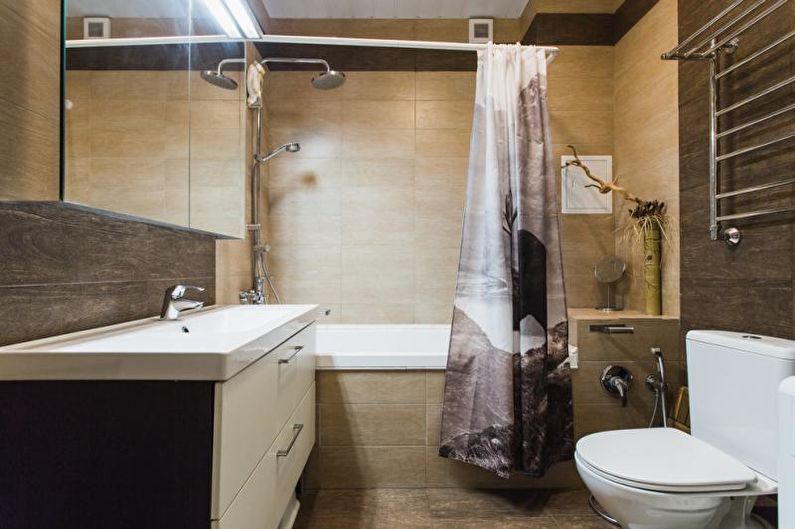 Diseño interior de un baño 2018 - foto