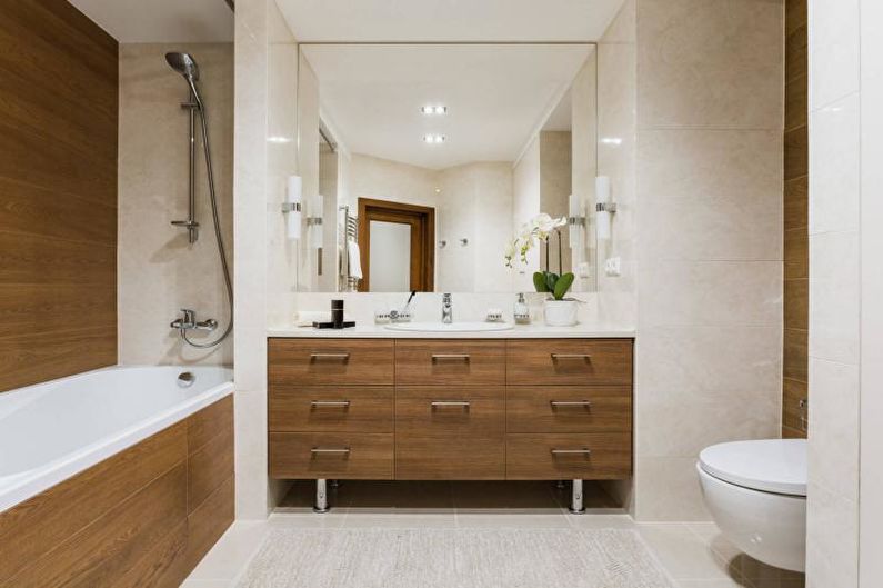 Design d'intérieur d'une salle de bain 2018 - photo