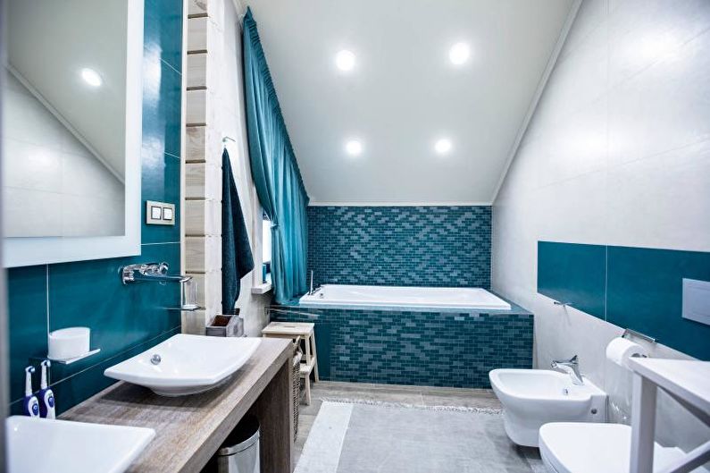 Design d'intérieur d'une salle de bain 2018 - photo