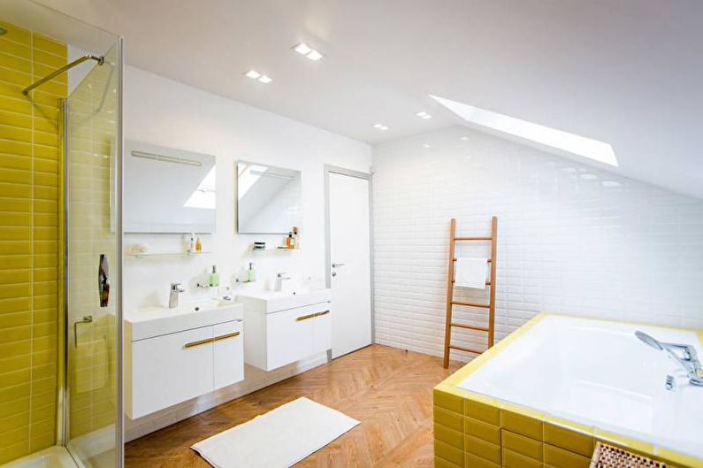 Design d'intérieur d'une salle de bain 2018 - photo