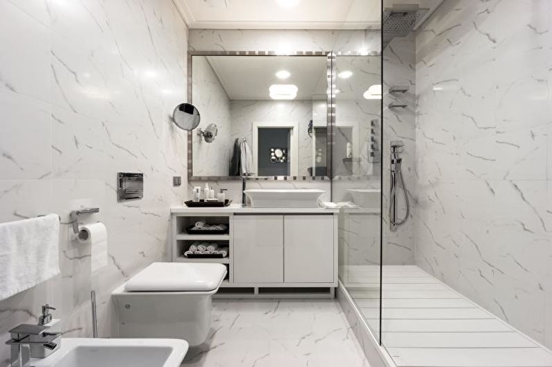 Design d'intérieur d'une salle de bain 2018 - photo