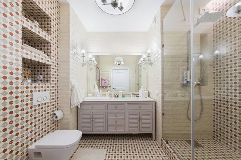 Design d'intérieur d'une salle de bain 2018 - photo