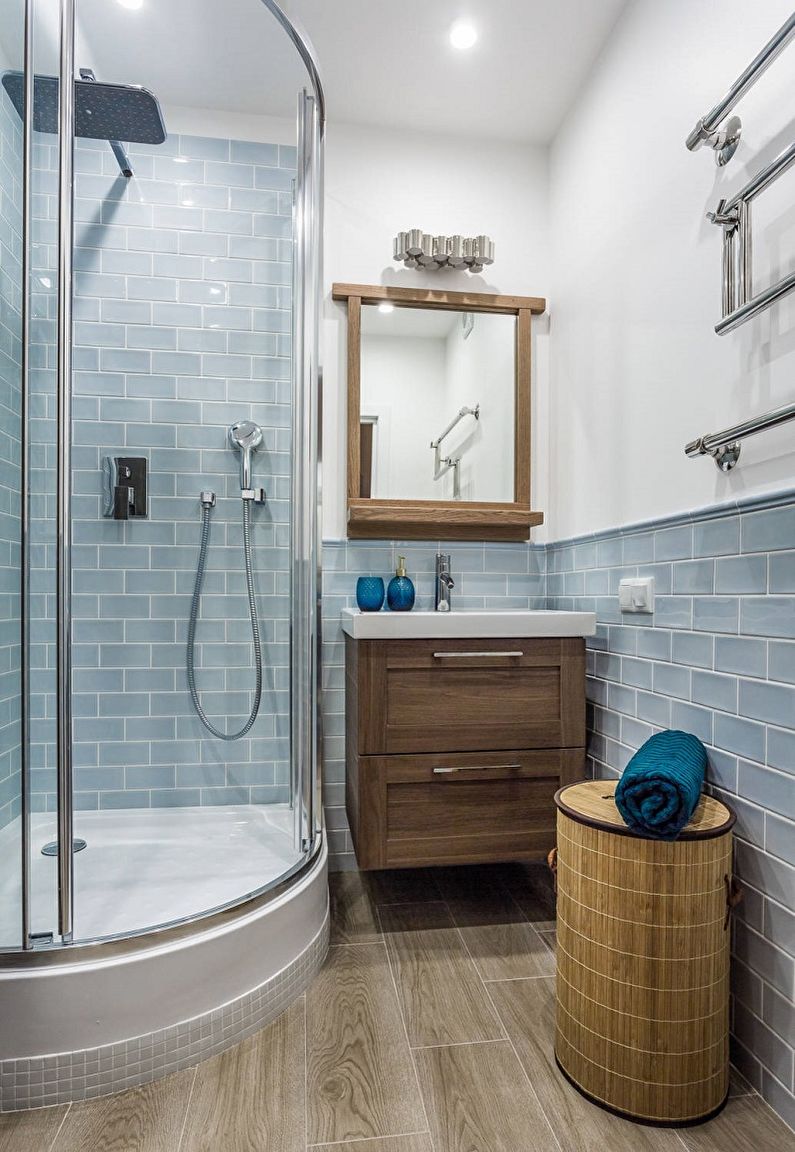 Design d'intérieur d'une salle de bain 2018 - photo