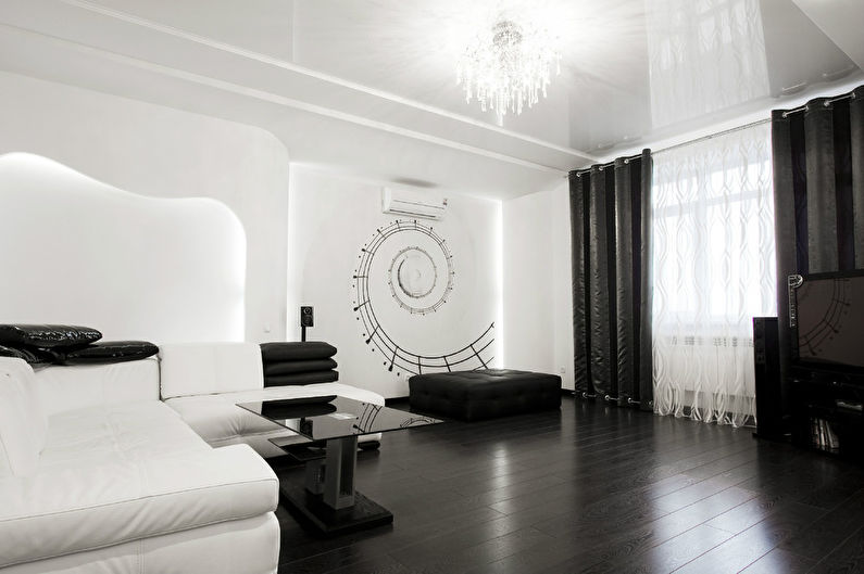 Apartamento en blanco y negro - foto 2