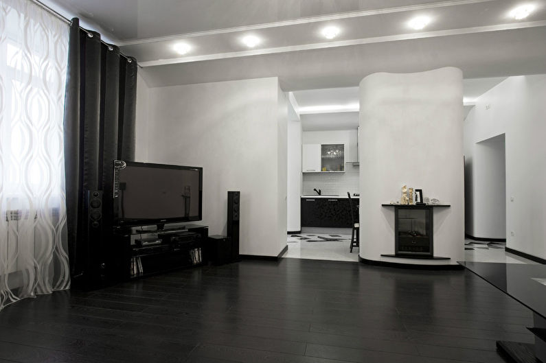 Appartement noir et blanc - photo 4