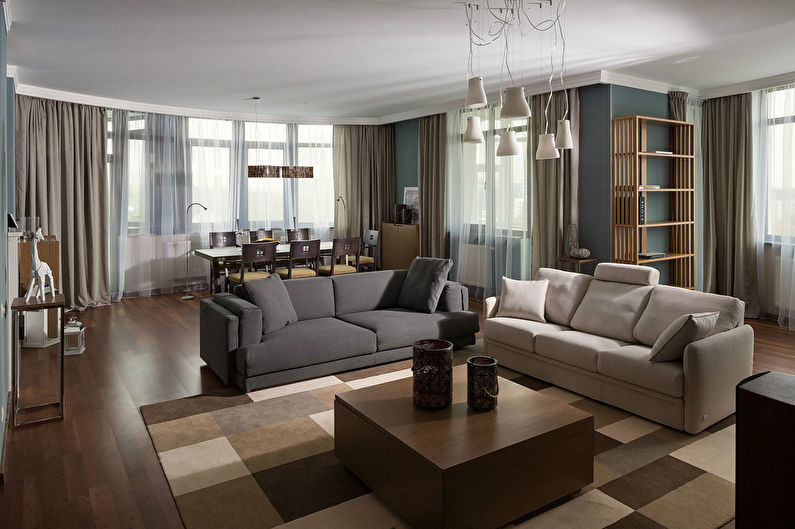 Apartment design in Kiev, 130 m2