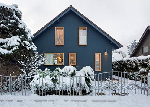 Maison de campagne scandinave (+75 photos)