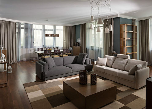 Design de apartamentos em Kiev, 130 m2