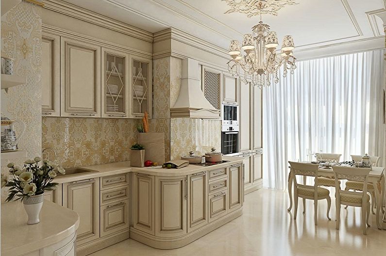 Kitchen - Classic Design Apartment