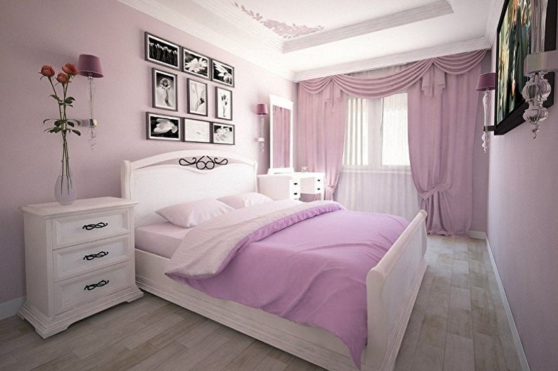 Interior design bedrooms 15 sq.m. - Photo