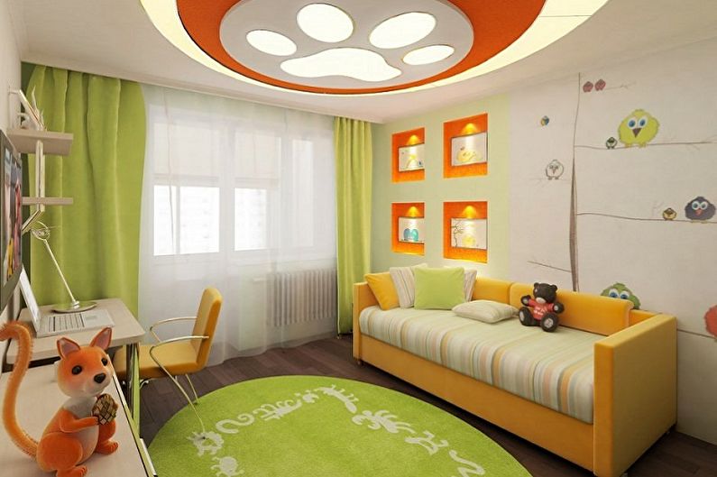 Características de diseño de habitaciones para niños pequeños