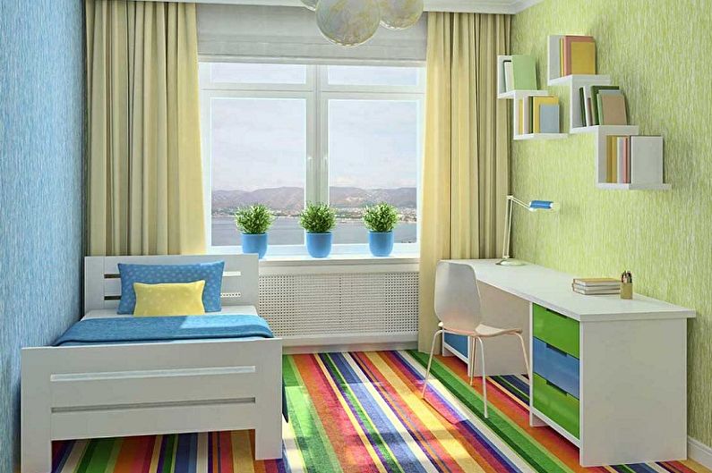 Diseño de habitación para niños pequeños - Acabado del piso