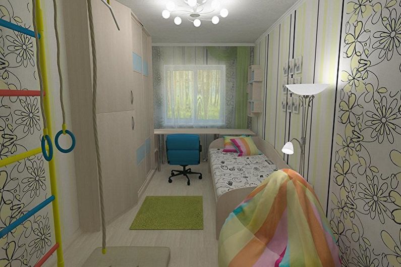 Diseño de habitación para niños pequeños - Decoración de pared