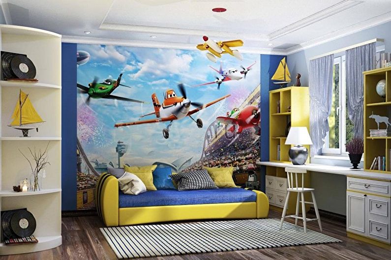 Design de um quarto infantil pequeno - Móveis