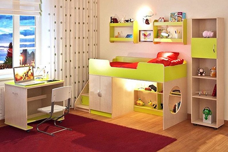 Disseny d’interiors d’una habitació infantil petita - foto