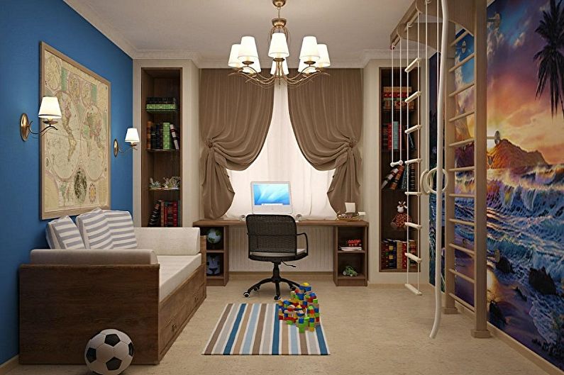 Disseny d’interiors d’una habitació infantil petita - foto