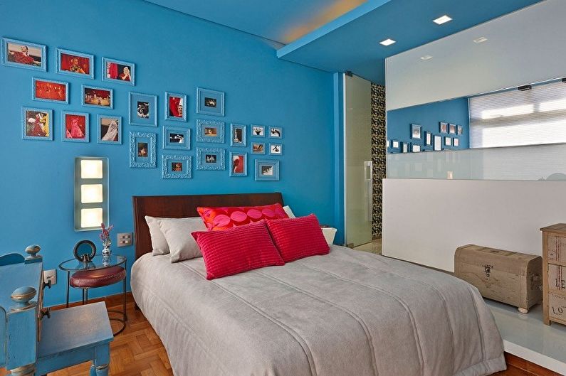 Design de interiores de um quarto pequeno - foto