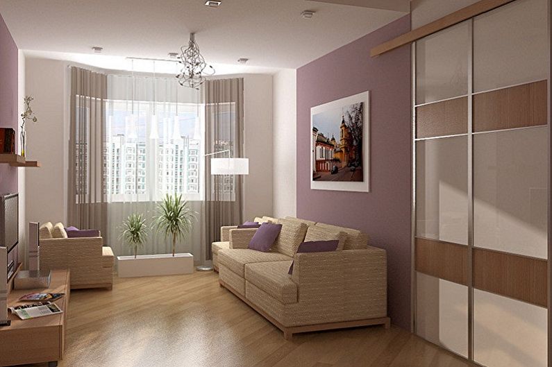 Design obývacího pokoje 12 m² - povrchová úprava podlahy