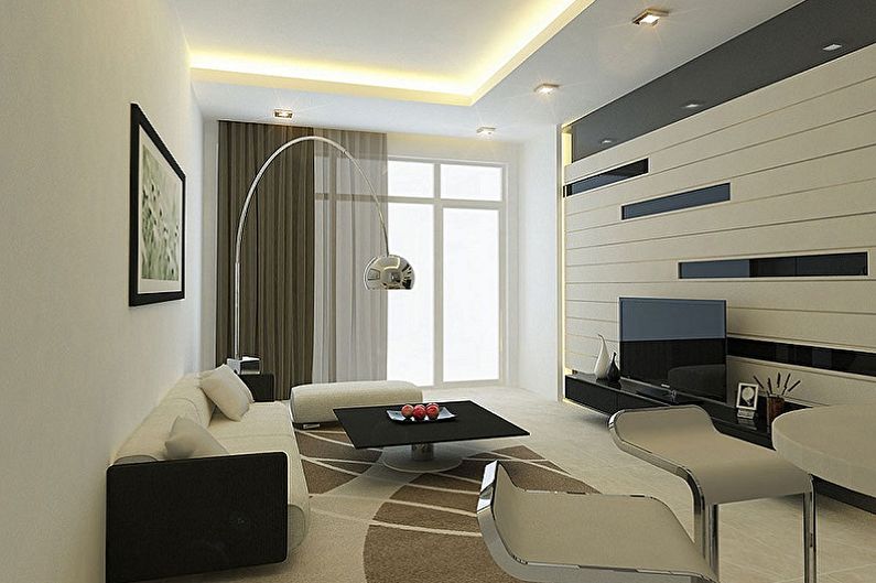 Small Living Room Design - Iluminação e Decoração