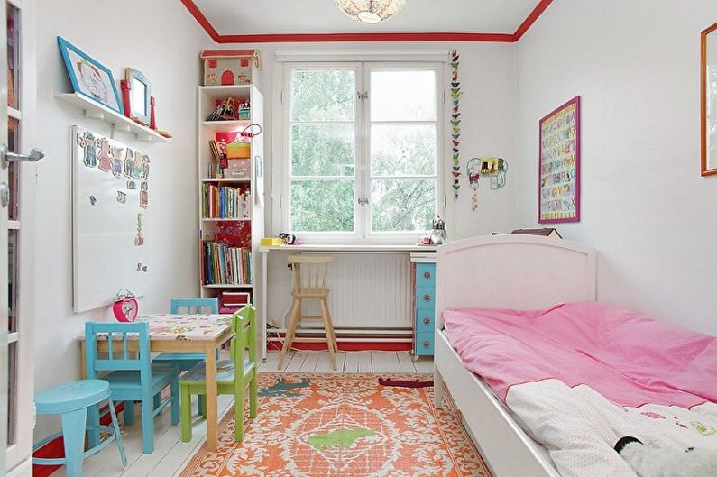 Kleine kinderkamer (90 foto's): ontwerpideeën