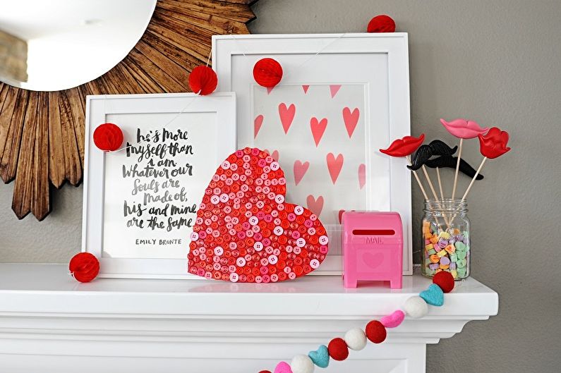 Cómo decorar un apartamento el 14 de febrero: 70 ideas fotográficas