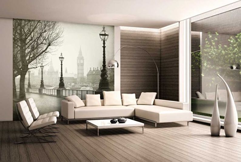 Photowall-paper for a drawing room