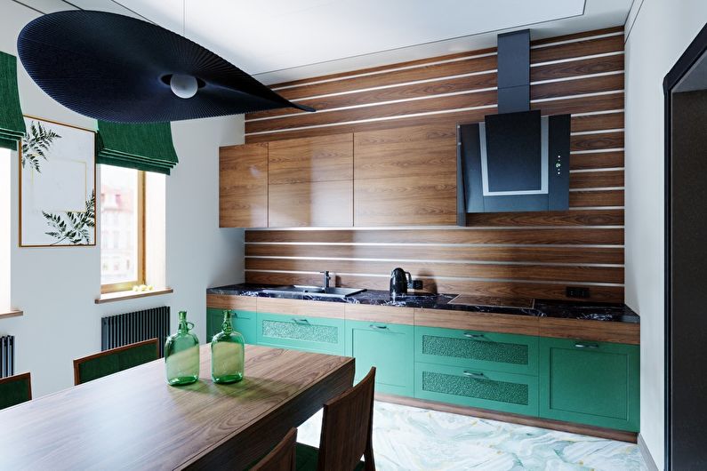 Emerald Green: Projek Reka Bentuk Dapur