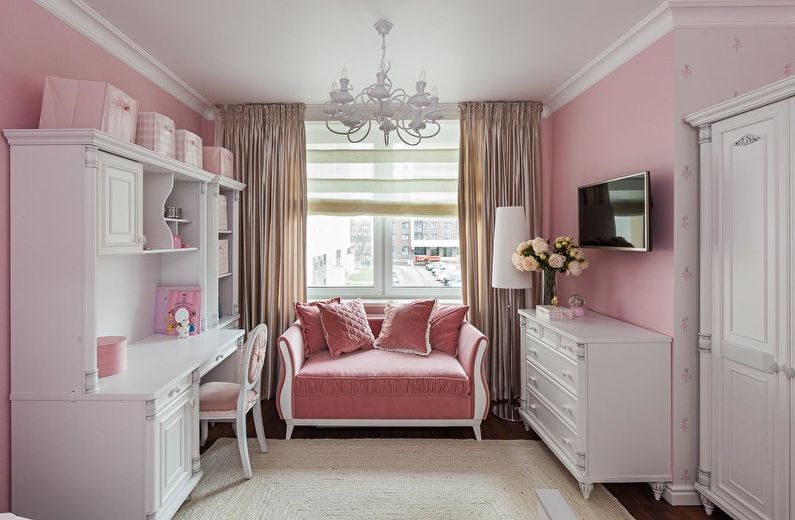 Fragrance of Delicacy: Design for Nursery for Girl