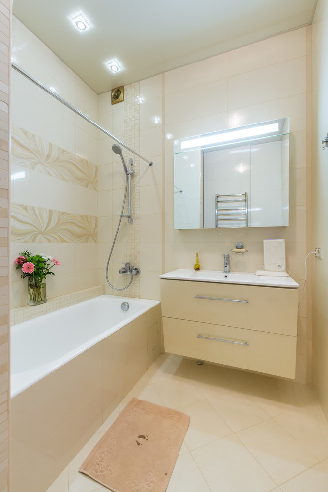 Design of a small bathroom of 3 sq.m.