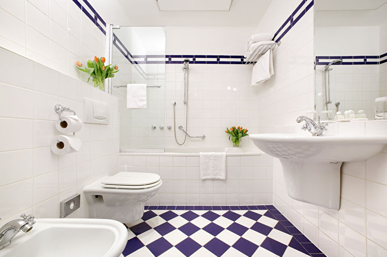 Design of a small bathroom of 5 sq.m.