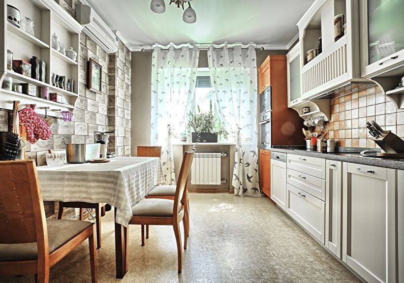 Materiali e finiture - design della cucina in stile provenzale