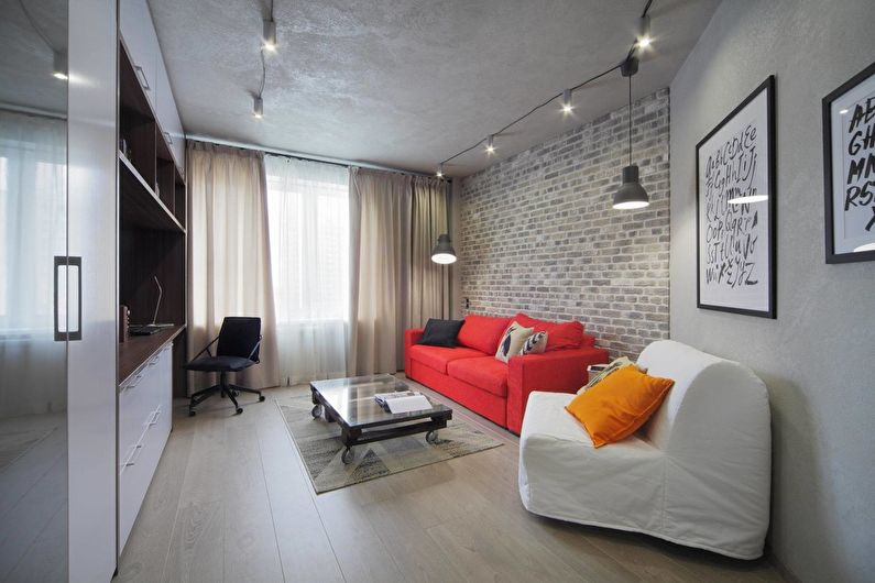 Beton: Loft-stijl appartement