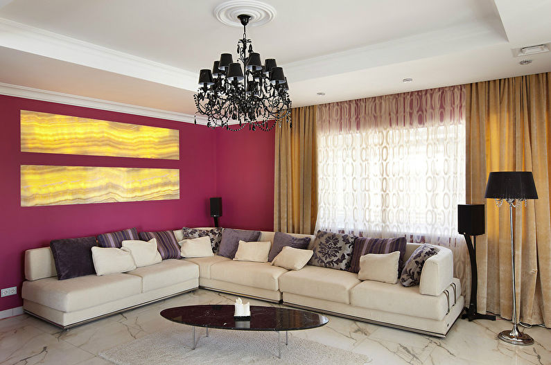 Luminous Onyx Living Room, São Petersburgo