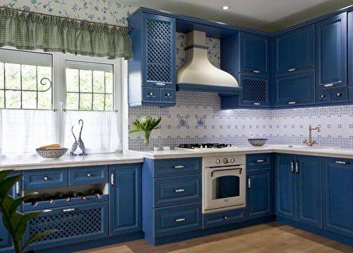 Interior design di una cucina in stile provenzale (50 foto)