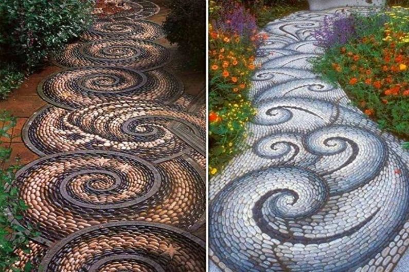 DIY Garden Paths - Camino a granel