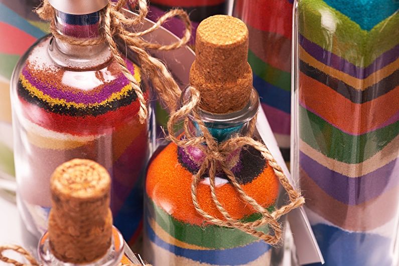 DIY Bottle Decor - Sal Decoração