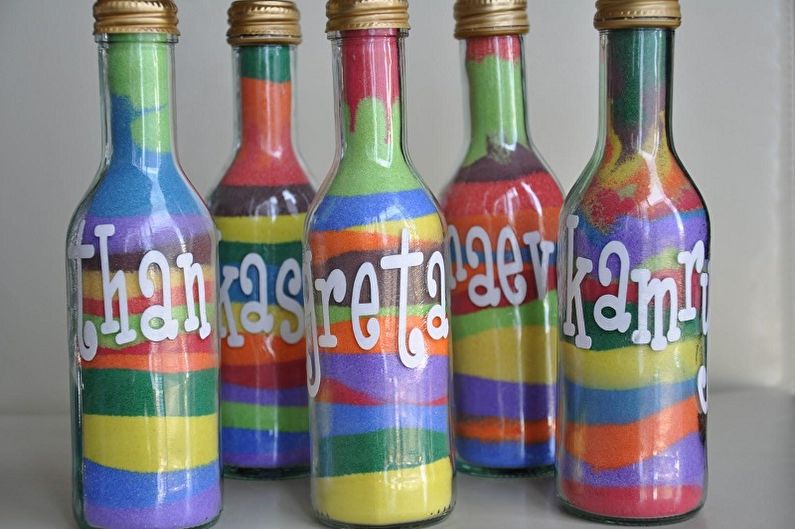 DIY Bottle Decor - Sal Decoração